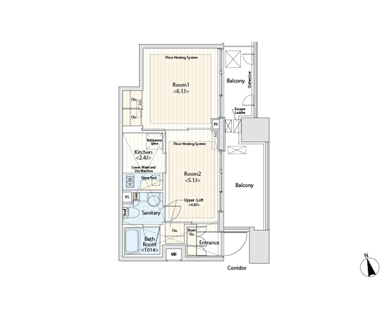 Iタイプ　間取り図