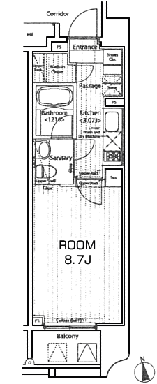 C1タイプ　間取り図