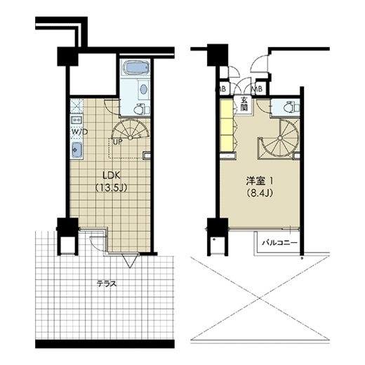 Dタイプ　間取り図