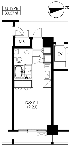 Gタイプ　間取り図