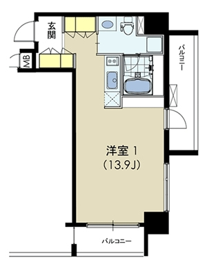 Kタイプ　間取り図