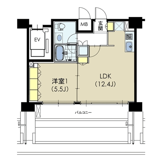 Rタイプ　間取り図