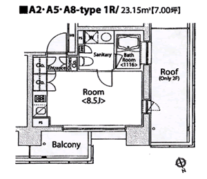 A5タイプ　間取り図