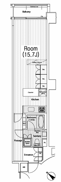 O2タイプ　間取り図