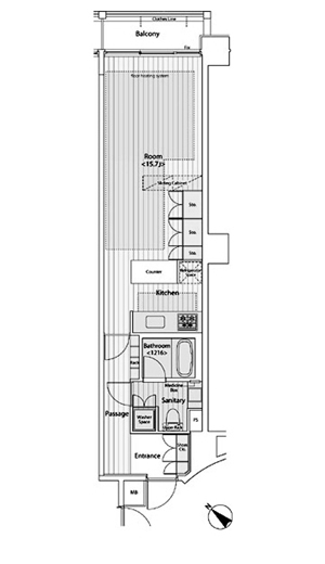 O2タイプ　間取り図