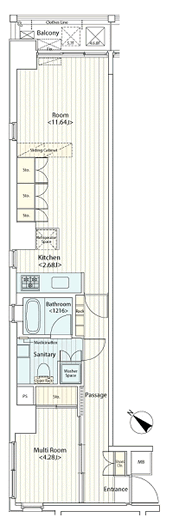 Pタイプ　間取り図