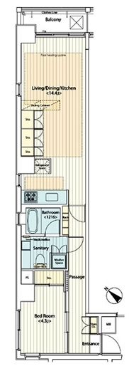 P2タイプ　間取り図