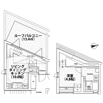 Pタイプ　間取り図