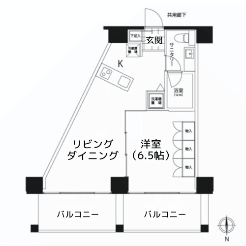 Iタイプ　間取り図