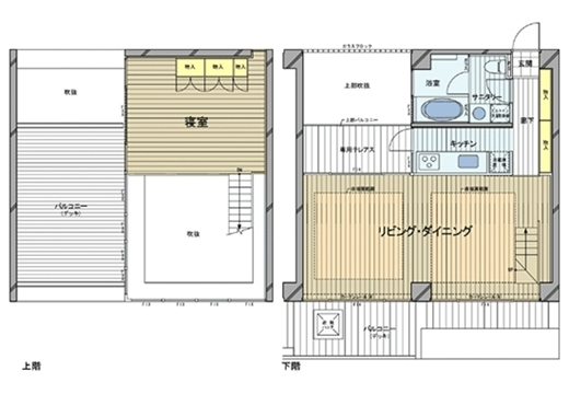 O2タイプ　間取り図