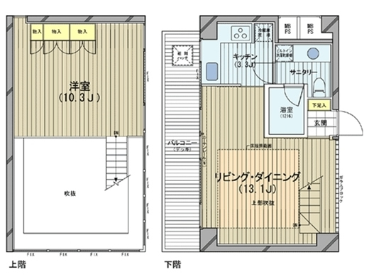 Qタイプ　間取り図