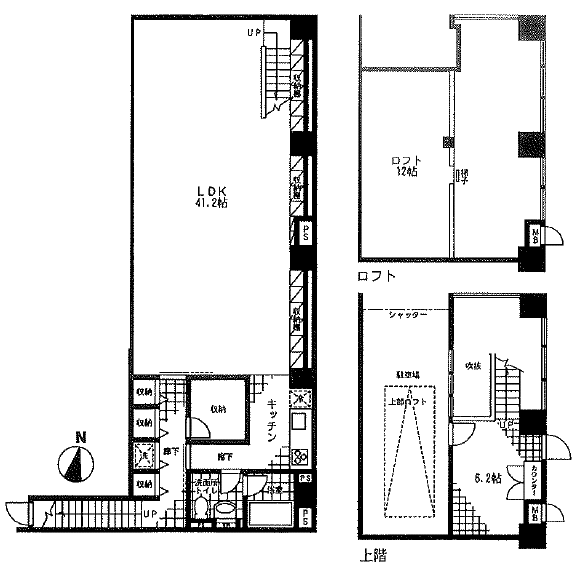 103号室　間取り図