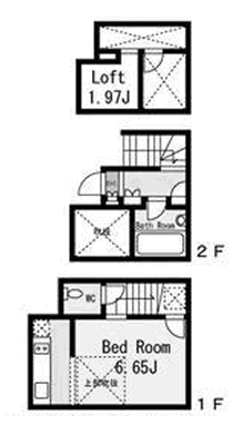 101・103号室　間取り図