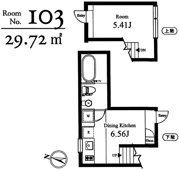 103号室　間取り図