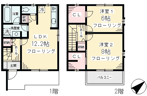 間取り図　D棟