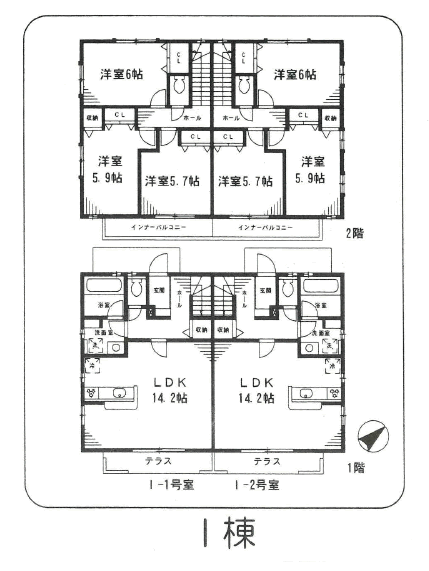 間取り図　I棟