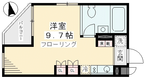 303号室　間取り図