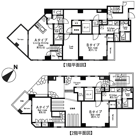 マンション平面図