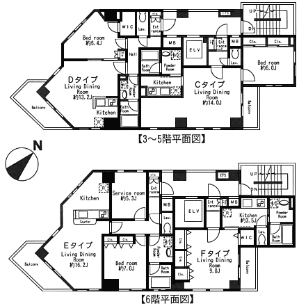 マンション平面図