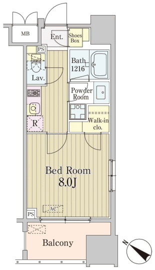 A1タイプ間取り図