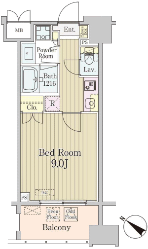 A3タイプ間取り図