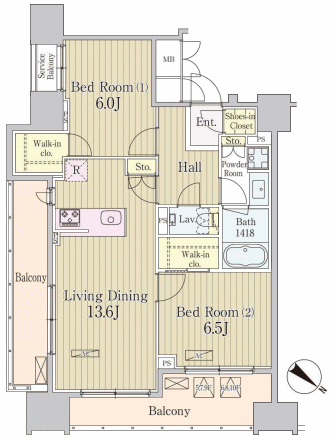 Cタイプ間取り図