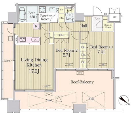 Gタイプ間取り図