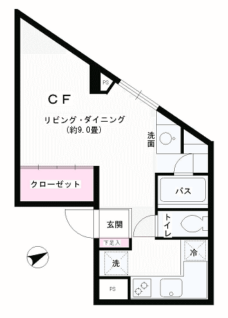 BN号室　間取り図