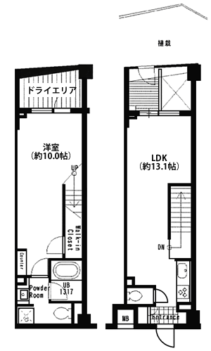 A2タイプ間取り図