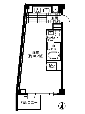 B2タイプ間取り図