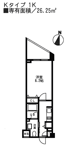 Kタイプ間取り図