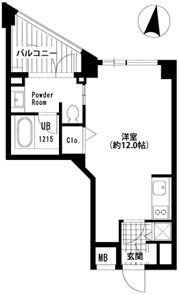 Lタイプ間取り図