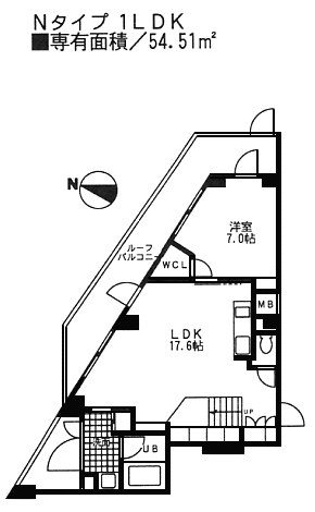 Nタイプ間取り図