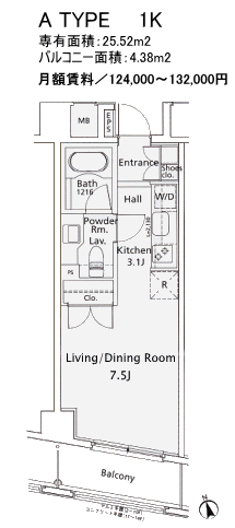 Aタイプ　間取り図