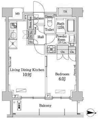 Hタイプ間取り図