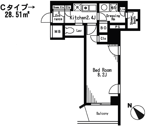 Cタイプ　間取り図