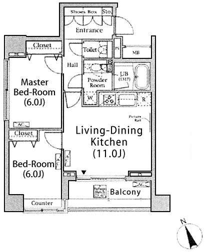 Dタイプ間取り図