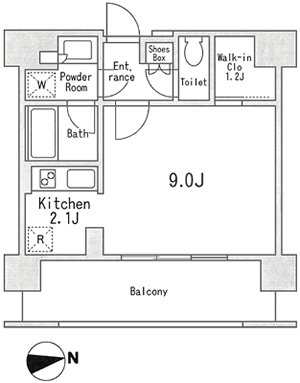 Bタイプ　間取り図