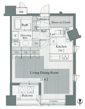 Gタイプ　間取り図