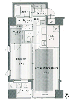 Iタイプ　間取り図