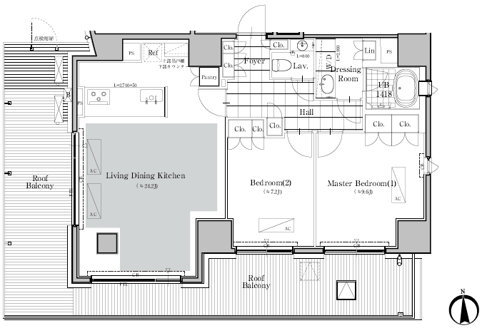 Iタイプ　間取り図