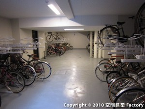 屋内駐輪場