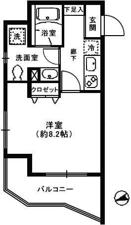 B1タイプ　間取り図