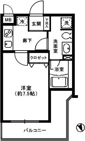 C2タイプ　間取り図