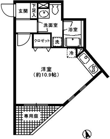 Gタイプ　間取り図