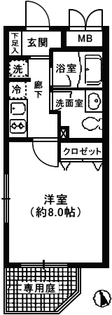 Hタイプ　間取り図