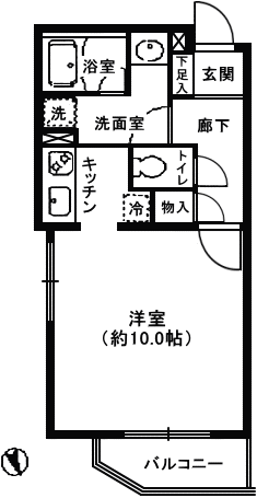 Iタイプ　間取り図