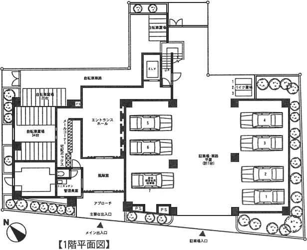 1階平面図