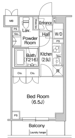 A2タイプ　間取り図