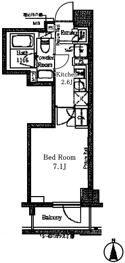B2タイプ　間取り図